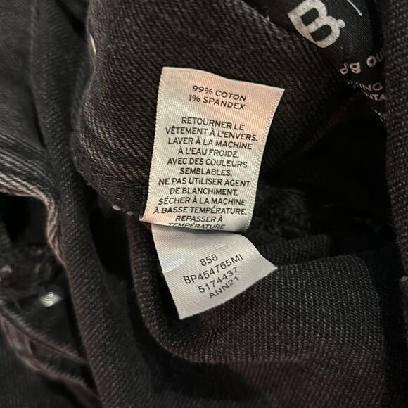 BDG Urban Outfitters Washed Black Denim Stretch Jean Overalls Small‌‌‌‌‌‌‌‌‌‌ - Picture 8 of 15